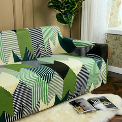 Anti-dust Geometry Print Spandex Sofa Cover Elastic Stretch Couch Cover Loveseat Armchair Sectional L-shape Corner Sofa Case
