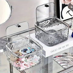 YICKYUE - Laundry Pods Container Clear Storage Box For Washing Capsules Laundry Detergent Dispenser Laundry Room Storage Organizer