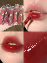 YICKYUE - Gogotales Mirror Water Lip Glaze Lipstick Hydrating Sheer Lipstick for Women Long Lasting Non-Stick Nude Lip Cosmetics Lip Tint