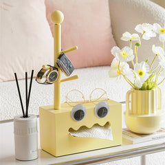 YICKYUE - Creative Tissue Box Jewelry Rack Cute Exquisite Storage Box Home Decor Livingroom Ornaments Wooden Key Sundries Finishing Rack