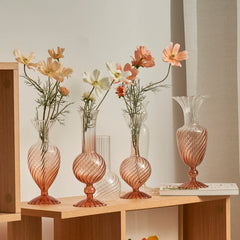 YICKYUE - Nordic Vase Room Decor Vase Decoration Home Flower Vase Flower Pot Home Decor Living Room Decoration Gradient Slot Tall Vase