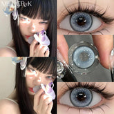 YICKYUE - Mill Creek 1 Pair New Colored Contacts Lenses for Eyes With Prescription 0 to -8.00 Degree Blue Eye Lenses High Quality Lenses