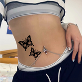 YICKYUE - 1 Sheet Butterfly Tattoo Sticker Waterproof and Durable Temporary Tattoo