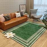 YICKYUE - Modern Light Luxury Living Room Carpet Irregular Green Classic Nordic Art Design Bedroom Rug Minimalist Girl Home Decoration Mat