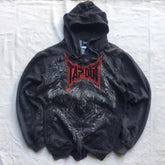 Hearujoy Streetwear Men Women Clothes Zipper Hoodie Y2K Sweatshirt Hip Hop Letter Embroidery Jacket Retro Pattern Oversized Hoodie
