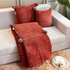 Pillow Covers Amphibious Car Custom Four Seasons Contracted Office Nap Air-conditioning Folded Blanket Pillow is Combined