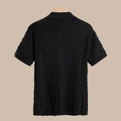 Hearujoy New Fashion Knit Polo Shirts Men Korean Style Slim Fit Solid Short Sleeve Top Summer Trend Premium Polos Tshitrt For Mens