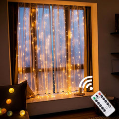 New Year 2022 Festoon Led Light Curtain Christmas Holidays New Year's Decor Noel Christmas Ornaments Decoration for Bedroom