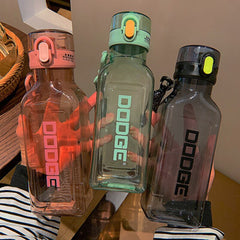 New 700ml Sports Water Bottle Portable Leak-proof Shaker bottle Plastic Drinkware Outdoor Tour Gym Free Shipping items