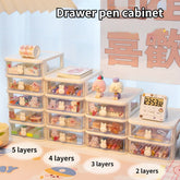 Kawaii Stationery Drawer Storage Boxes Desktop Student Ins Drawer Pen Holder Office Organizers New Small Debris Rack Cute