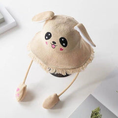 New Fisherman bunny ears cap moving ears orejas que se mueven Headband will move rabbit ears headband orejas que se