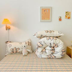 Cute Bedding Set Nordic Covers and Sheets...queen Bedding Nordic Children's Case Comforter Bedding Sets Qu.. Adornment 2 Person.