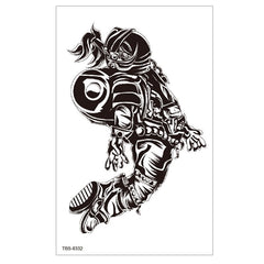 24 Designs Waterproof Temporary Tattoo Stickers Ghost Face Clown Queen Nine Tailed Fox Waterproof Tattoo Sticker For Men Women