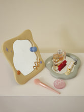 YICKYUE - Home Decoration Memphis Make-up Mirror Desk Top Can Stand Dressing Table Decoration Wave Lovely Standing Mirror Wall Mirror