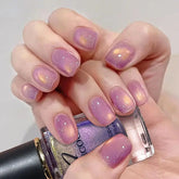 YICKYUE - 8ml Nail Polish Gel Glitter Laser Nail Polish Colorful Sparkling Sequins Soak Off Varnish Aurora Shine Nail Art Decoration