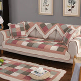 Europe Sofa Cover Non-slip Sofa Cushion Plaid Couch Cover Four Seasons Universal Cotton Sofa Towel pillowcase Water ripple lace