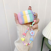 Rainbow Candy Case for Apple Airpods 1 2 Case for AirPods Pro Case Summer TWS Bluetooth Earphone Case Accessories Headphone Box