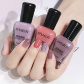 25 Colors Nail Polish Normal Without Lamp Art Manicure Semi-permanent Varnish Quick Dry Tearable Long Lasting Nail Gel Polish