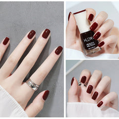 Yickyue Matte Effect Gel Nail Polish Waterproof Quick-drying Nail Semi-permanent Varnish Gel 8ml Without UV Lamp Solid Color Manicure