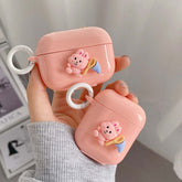 Cartoon rabbit silicone 3d earphone case for airpod 1 2 3 charging box wireless bluetooth cover for apple airpods pro cute capa