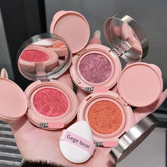 YICKYUE - Cute Liquid Blusher Air Cushion Nude Natural Face Brighten Apricot Peach Tint Blush Shading Rouge Rubor Korean Makeup Cosmetics