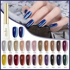 YICKYUE - Wide Light Cat Magnetic Gel Polish Nail Art Glitter Varnish Semi-permanent Enamels Manicure Supplies for Professionals