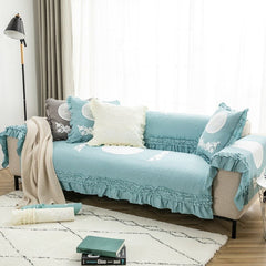 High Quality Embroidery Sofa Cover Modern Cotton Couch Seat Cushion Sofa Towel for Living Room Home Decor Four Seasons