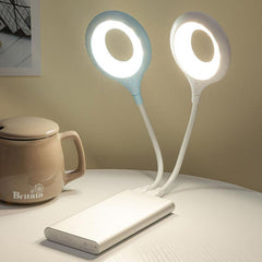 LED Desk Lamp Portable Night Light USB Book Lamp Freely Foldable Table Lamp LED Luminaries Super Bright Ring Lights Non Strobe