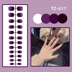 Mini Short Square Head False Nails Press On Nails Top Forms For Nails Coffin Nail Tips Manicure Reusable False Nails Without Box