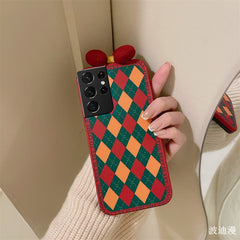 For Samsung Galaxy S21 ultra fashion bowknot case soft diamond s20 FE 5G cute cartoon shell s21 s20 plus simple cover girl gift