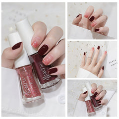 10ML Normal Nail Polishes Quick-Drying Free Baking Long Lasting Female Tasteless Nail Art Supplies Peel Off Nail Polish 2022 New