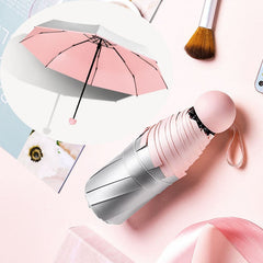 New 8 Ribs Pocket Mini Umbrella Anti UV Paraguas Sun Umbrella Rain Windproof Light Folding Portable Umbrellas for Women Children