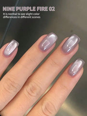YICKYUE - 1PC 15Ml Light Purple Cat Eye, UV LED curing, long-acting fast drying nail art gel - ideal gift for women For Spring