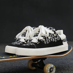 YICKYUE - Spring New Men's Outdoor Bread Shoes Lovers Low-top Leisure Sports Board Shoes Non-slip Wear-resistant Breathable Light