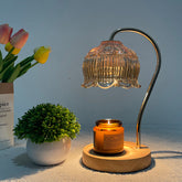 YICKYUE - American Design Table Lamp Smokeless Temperature Regulating Retro Night Light Aromatherapy and Wax Melting Lamp