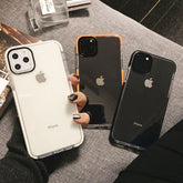 3 colors Trendy phone case silicone cover capa shell for iphone xr xs max x 11 pro max 7 8 plus 12 mini protective conque