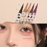Yickyue 1pcs Lying Silkworm Eyeliner Pen Tea Brown Liquid Eye Shadow Pencil Smooth Quick-drying Cosmetics Cows Eye Makeup Beauty Tools