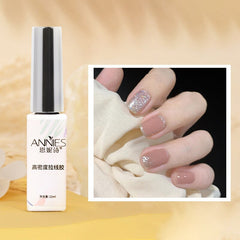 12ml High Density Reflective Glitter Gel Nail Polish for UV/LED Nails Polish DIY Paint Drawing Nail Art Gel Polish Line Brush