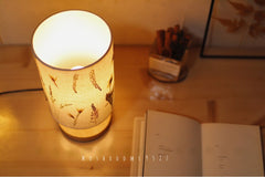 Mushrooms 9527 Homemade Ancient Style Plant Pressed Flower Table Lamp Bedroom Bedside Lamp Diy Material Package Birthday Gift