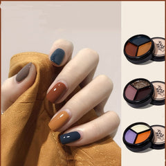 New 15ML Three-color Solid Cream Nail Gel Polish Japanese Semi Permanent Nail Polish UV LED Top Base Gel Varnishes for Manicure