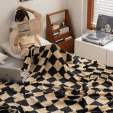 Yickyue Checkered Throw Blanket