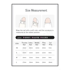Yickyue European American Hot Girl Style Fake Nails Two Colour For Set Grey Black Pink Gradient Smudge Long T Girl's False Nails Sticker