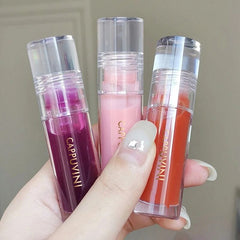 Yickyue 1pcs New Lipgloss Mirror Water Lip Gloss Lip Glaze Transparent Glass Lip Oil Liquid Lipstick Moisturizing Make Up 6 Colors