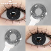 YICKYUE 1pair Gray Color Contact Lenses For Eyes Colored Lenses Blue Lenses Natural Colorful Brown Contact Lenses Yearly Use