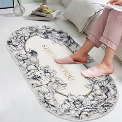 Ins Bedside Carpet Long Fluffy Bedroom Carpets Non Slip Floor Area Rugs Removable Living Room Doormat Nordic Decorative Rugs