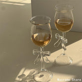 YICKYUE - Colorful Gem Goblet Wine Glass Champagne Coupe Sparkling Resistant Glass Cup Cocktail Dessert Drinking Glasses