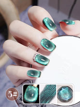 YICKYUE - MEC 1-9PCS 12ML Colorful Dream Cat's Eye Gel Nail Polish 2025 Autumn and Winter Whitening All-match Laser Diamond Cat's Eye Gel