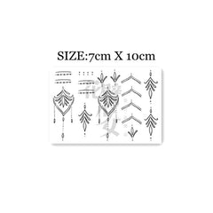 Waterproof Temporary Tattoo Sticker Sexy Back Of Hand Design Body Art Fake Tattoo Flash Tattoo Back Of Hand Female Male