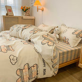 Cute Bedding Set Nordic Covers and Sheets...queen Bedding Nordic Children's Case Comforter Bedding Sets Qu.. Adornment 2 Person.