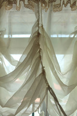 YICKYUE - Princess wind balloon curtain water wave tila curtain for bay window balcony living room decoration W260cmxH240cm